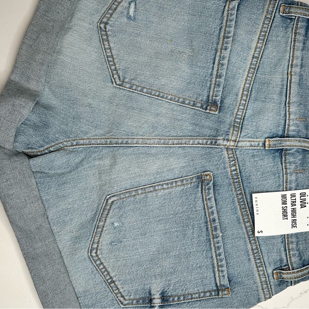 Eunina Olivia Ultra High Rise Mom Shorts – Size S - Picture 8 of 10
